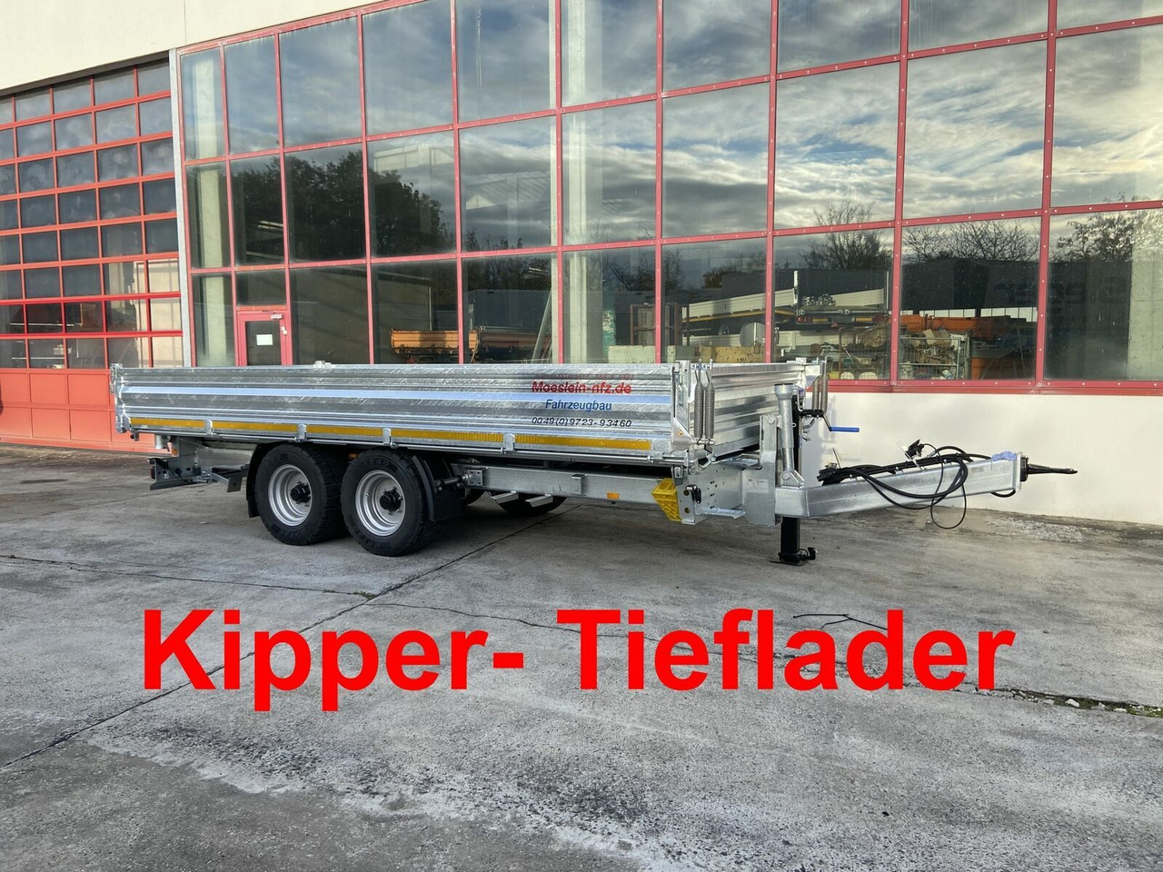 Möslein Kipper Tieflader, Breite Reifen, 5,70 m lang-- - Príves sklápěcí: obrázok 2 Möslein Kipper Tieflader, Breite Reifen, 5,70 m lang-- - Príves sklápěcí: obrázok 2