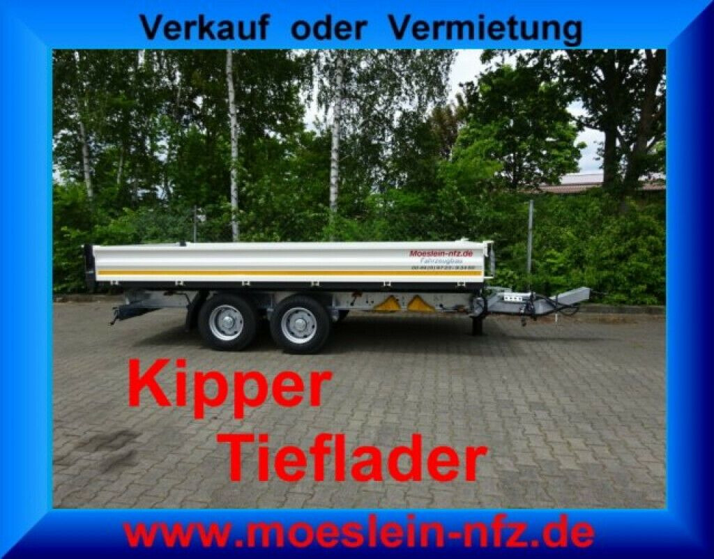 Möslein neuer Tandem 3- Seitenkipper Tieflader-- Neufah - Príves sklápěcí: obrázok 2 Möslein neuer Tandem 3- Seitenkipper Tieflader-- Neufah - Príves sklápěcí: obrázok 2