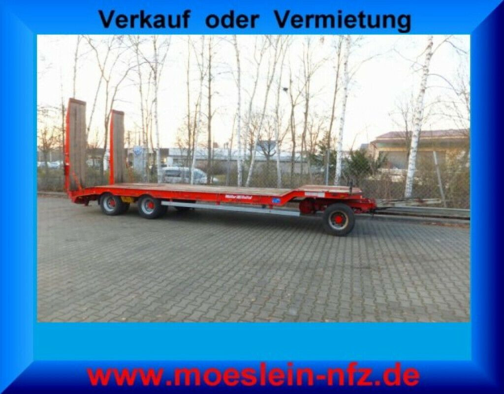 Müller-Mitteltal 3 Achs Tieflader- Anhänger - Príves podvalník: obrázok 4 Müller-Mitteltal 3 Achs Tieflader- Anhänger - Príves podvalník: obrázok 4