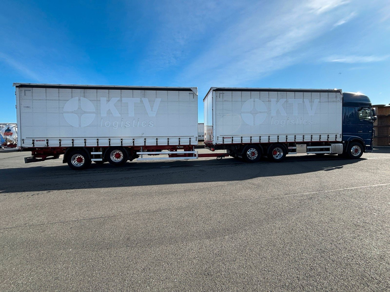 DAF SSC XF 480 Jumbozug + Anh Wecon Staplerhalterung - Plachtové nákladné vozidlo: obrázok 5 DAF SSC XF 480 Jumbozug + Anh Wecon Staplerhalterung - Plachtové nákladné vozidlo: obrázok 5