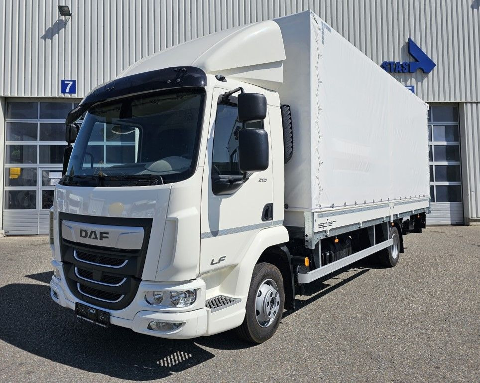 DAF LF 210 7,49t Spier Pritsche-Plane LBW Tageszulas DAF FA LF 210 08t Spier Pritsche mit LBW - Plachtové nákladné vozidlo: obrázok 1 DAF LF 210 7,49t Spier Pritsche-Plane LBW Tageszulas DAF FA LF 210 08t Spier Pritsche mit LBW - Plachtové nákladné vozidlo: obrázok 1