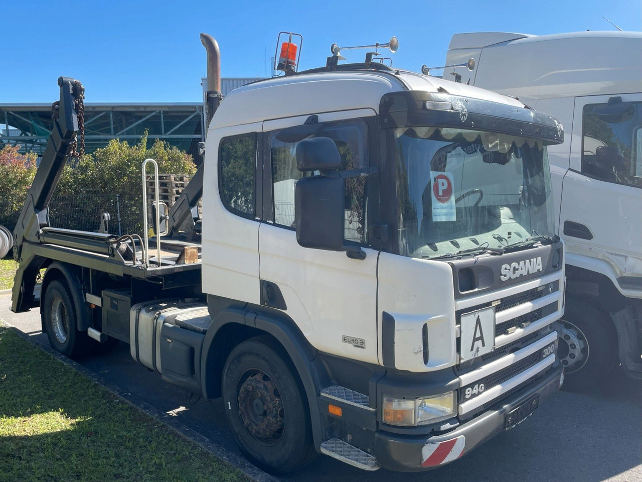 Scania B4X2 ATL, Absetzkipper - Sklápač, Auto s hydraulickou rukou: obrázok 1 Scania B4X2 ATL, Absetzkipper - Sklápač, Auto s hydraulickou rukou: obrázok 1