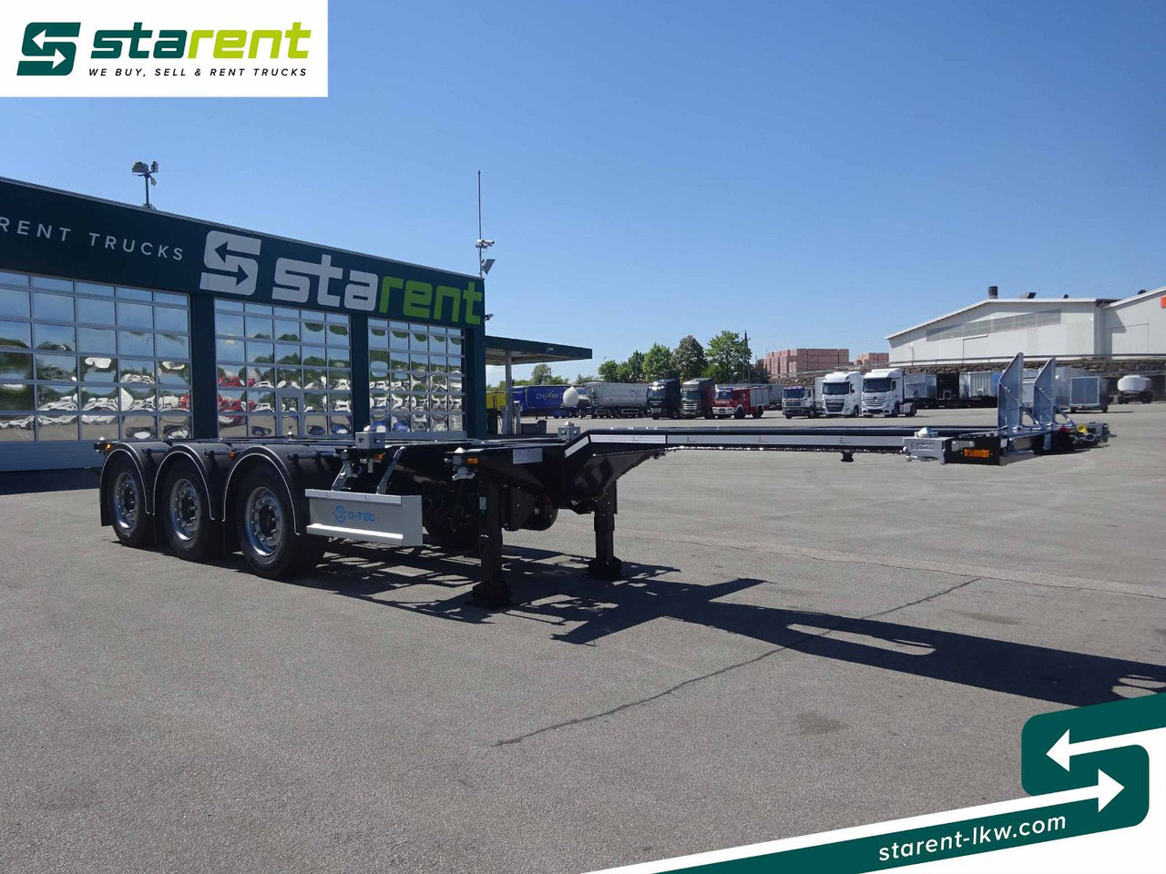 D-TEC Flexitrailer LS Containerchassis ADR, Liftachse - Náves preprava kontajnerov/ Výmenná nadstavba: obrázok 3 D-TEC Flexitrailer LS Containerchassis ADR, Liftachse - Náves preprava kontajnerov/ Výmenná nadstavba: obrázok 3
