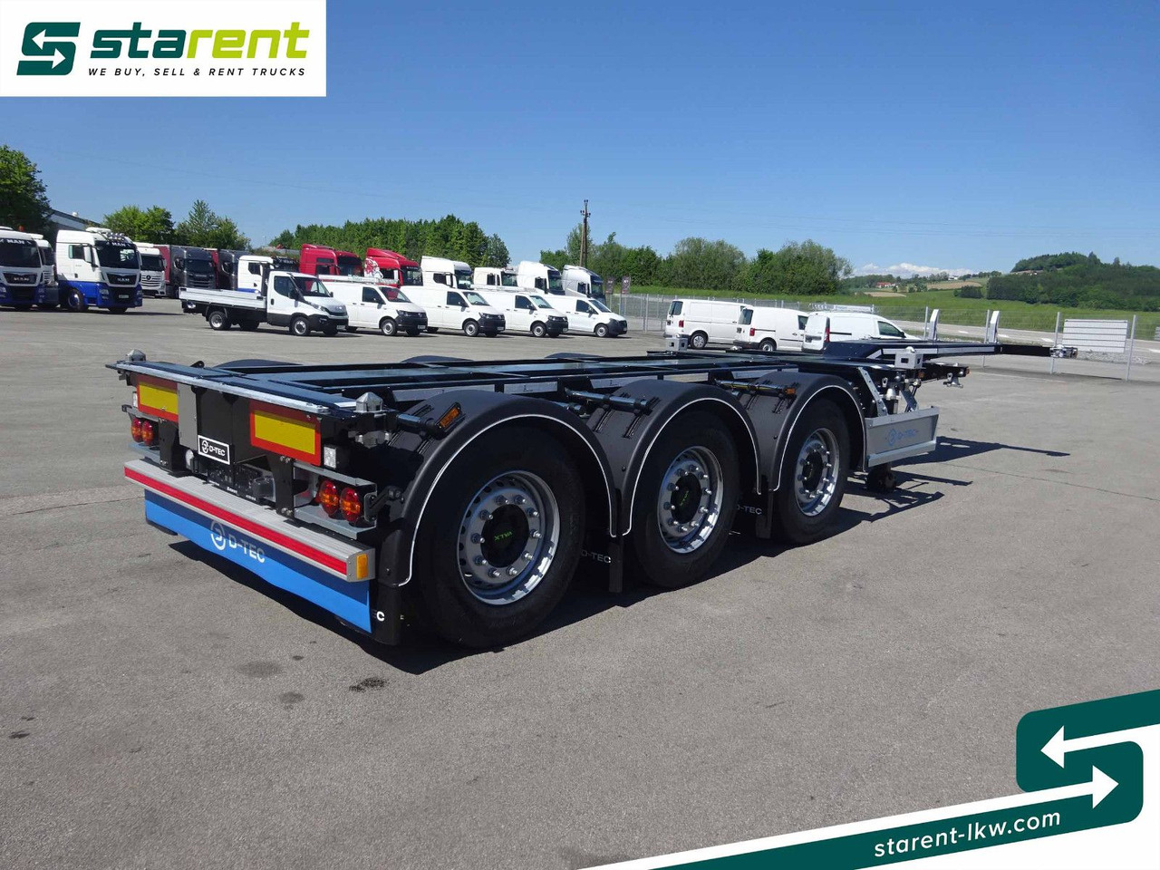 D-TEC Flexitrailer LS Containerchassis ADR, Liftachse - Náves preprava kontajnerov/ Výmenná nadstavba: obrázok 5 D-TEC Flexitrailer LS Containerchassis ADR, Liftachse - Náves preprava kontajnerov/ Výmenná nadstavba: obrázok 5