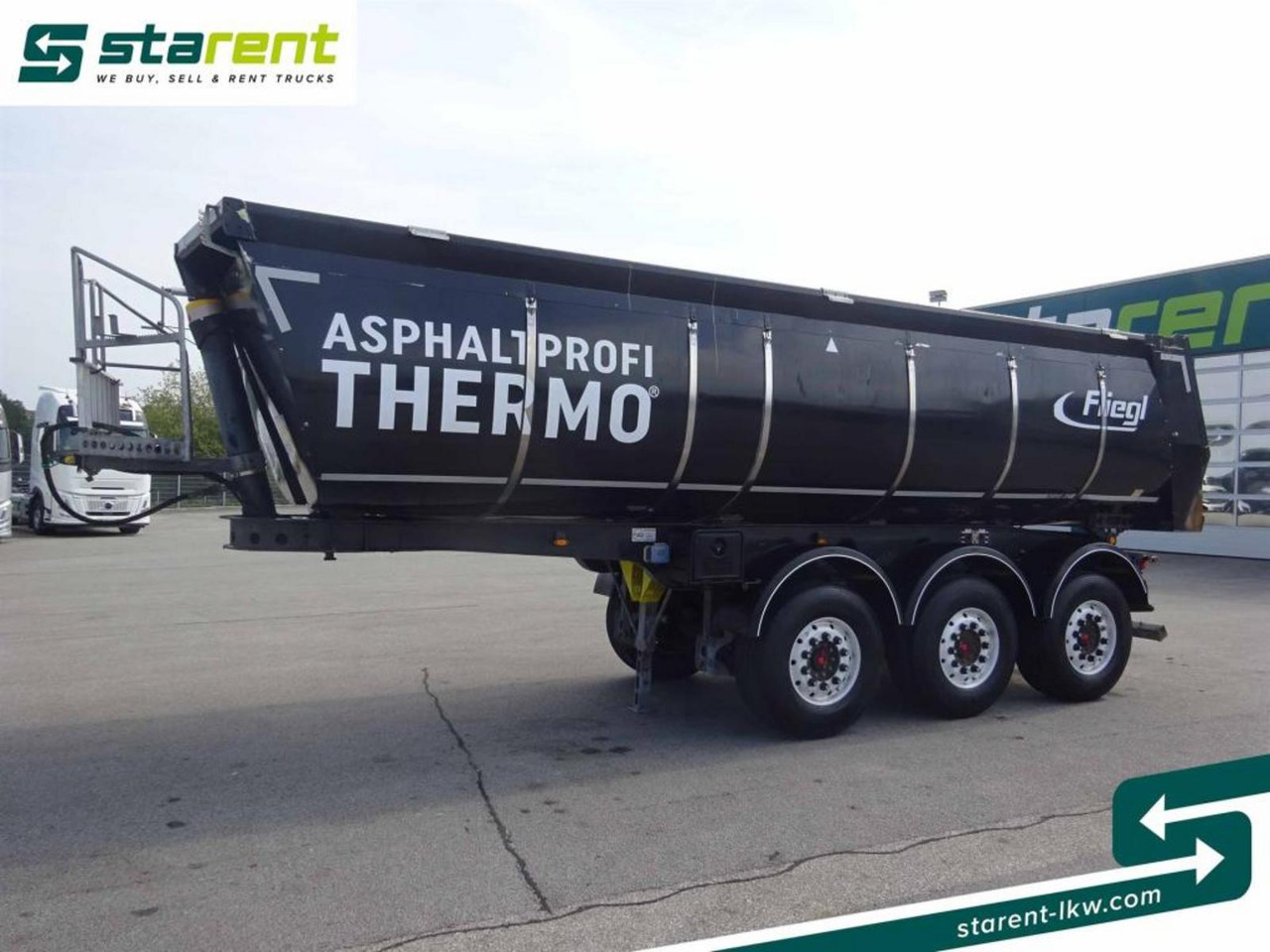 Fliegl 3-Achs Thermomulde 25m³ Liftachse SAF ALCOA - Náves sklápěcí: obrázok 1 Fliegl 3-Achs Thermomulde 25m³ Liftachse SAF ALCOA - Náves sklápěcí: obrázok 1