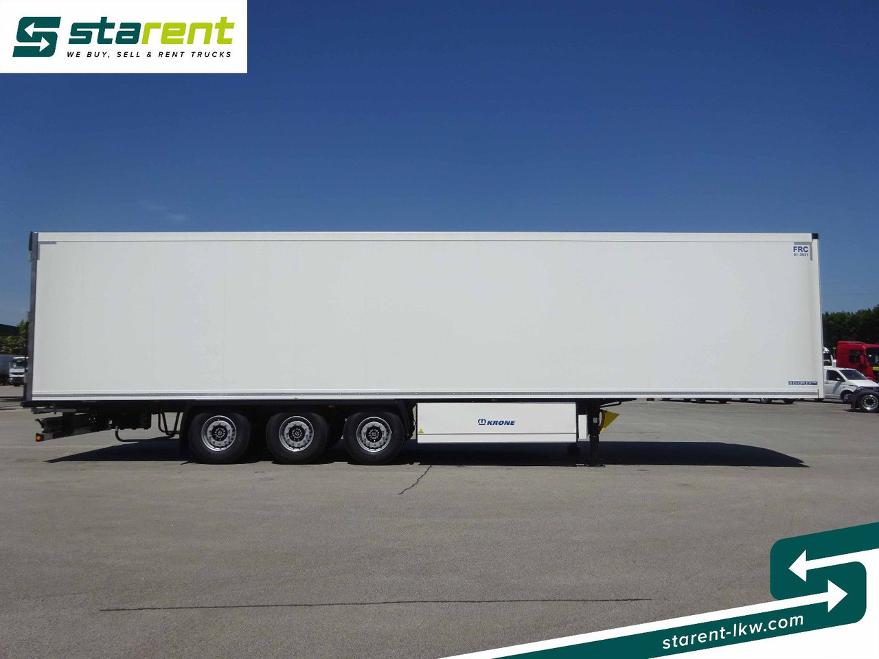 Krone Thermotrailer Carrier Vector 1550, Zurrleisten - Náves chladírenské: obrázok 4 Krone Thermotrailer Carrier Vector 1550, Zurrleisten - Náves chladírenské: obrázok 4