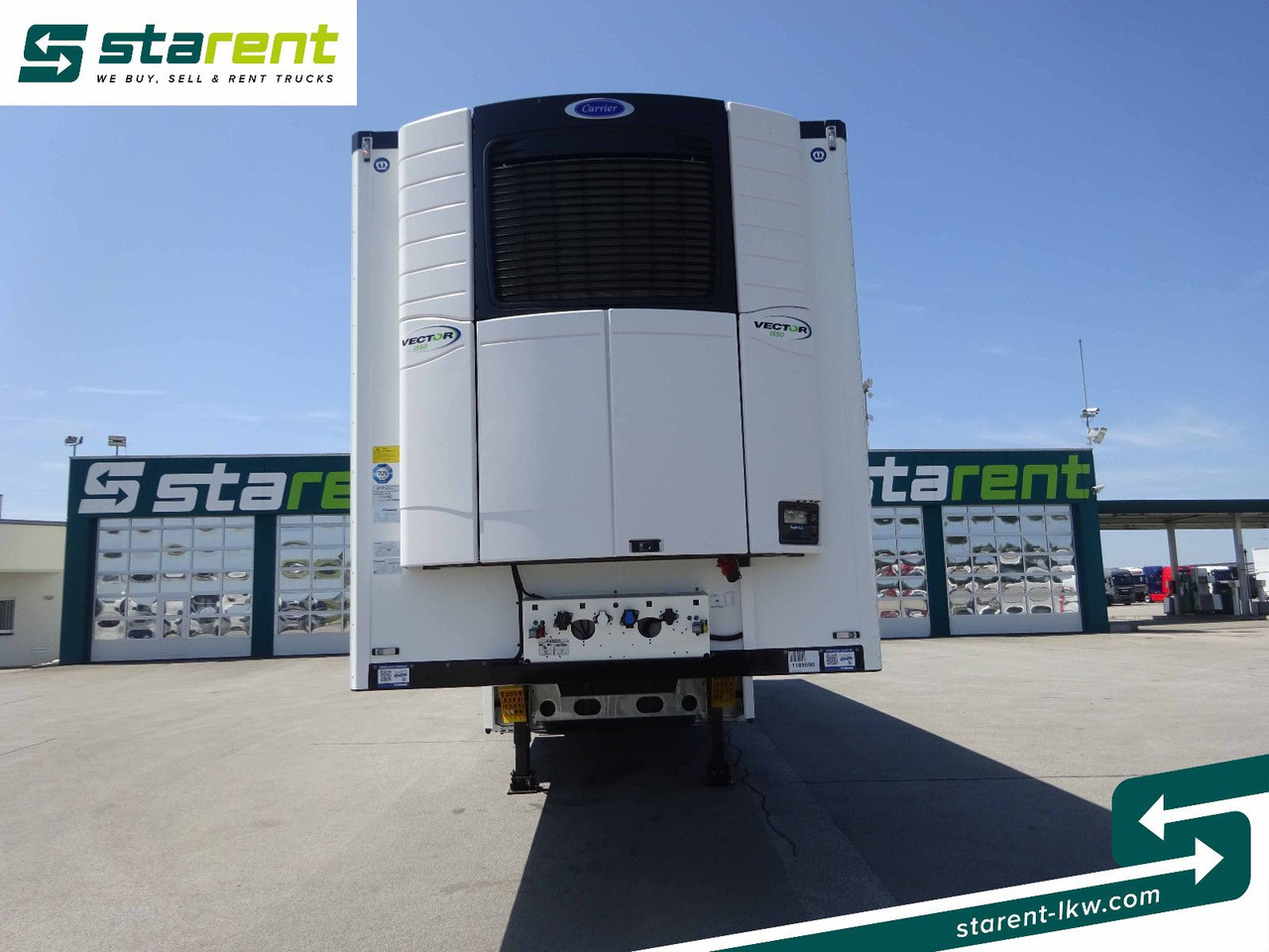 Krone Thermotrailer Carrier Vector 1550, Zurrleisten - Náves chladírenské: obrázok 2 Krone Thermotrailer Carrier Vector 1550, Zurrleisten - Náves chladírenské: obrázok 2