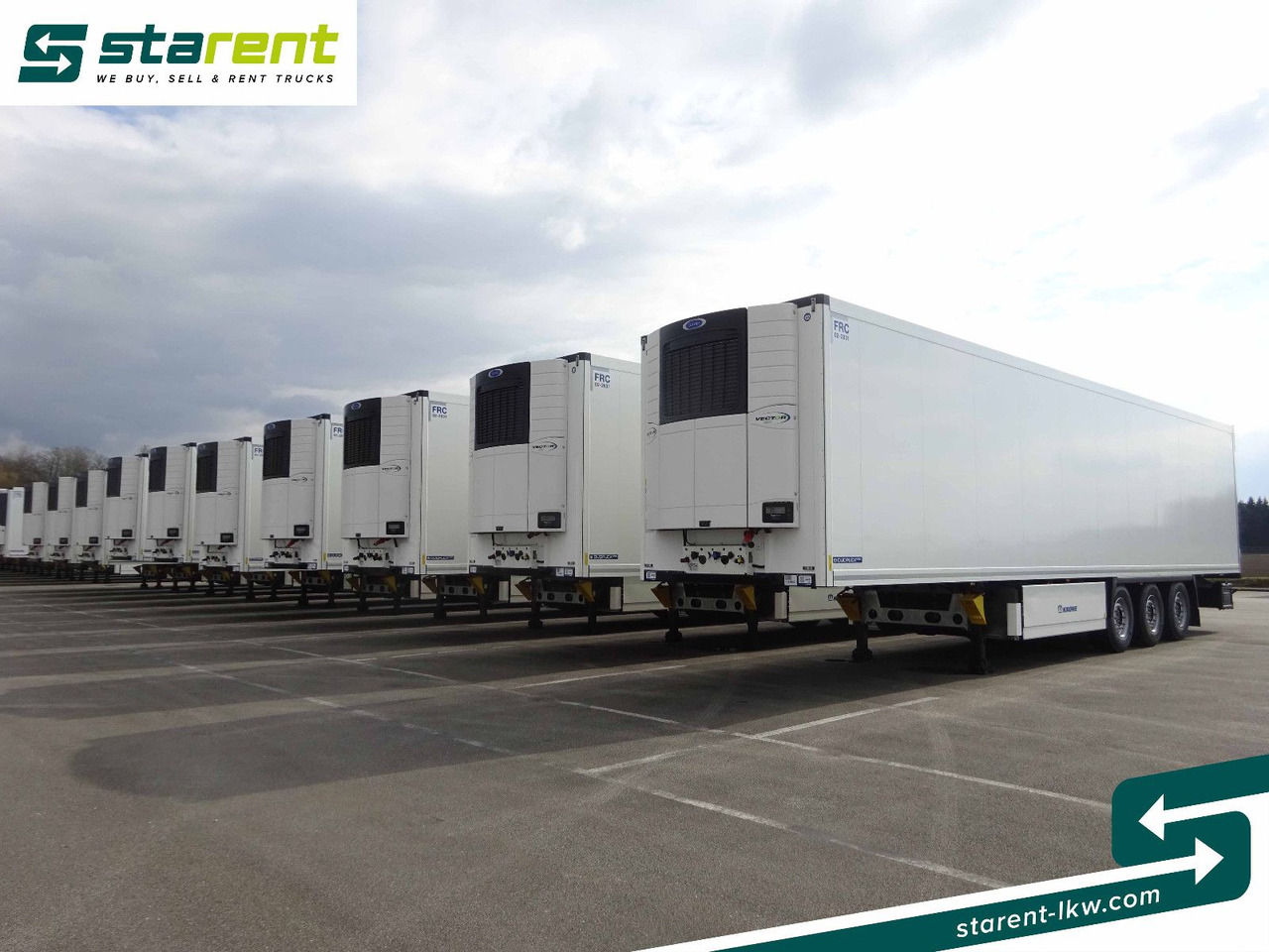 Krone Tiefkühler Carrier Vector 1550, Liftachse - Náves skriňové: obrázok 1 Krone Tiefkühler Carrier Vector 1550, Liftachse - Náves skriňové: obrázok 1