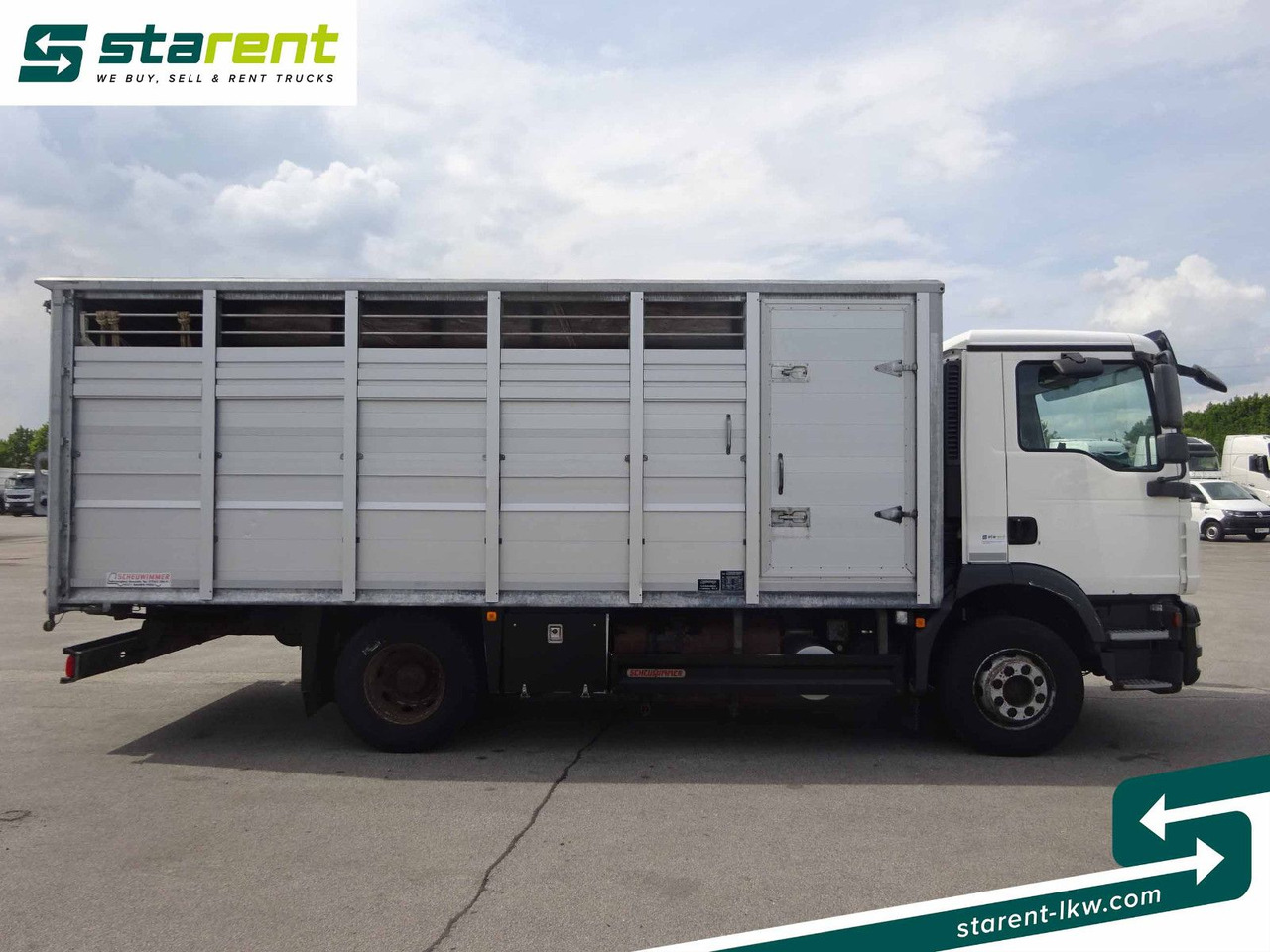 MAN TGM 15.290 Viehtransporter, Scheuwimmer Aufbau - Nákladné auto na prepravu koní: obrázok 4 MAN TGM 15.290 Viehtransporter, Scheuwimmer Aufbau - Nákladné auto na prepravu koní: obrázok 4
