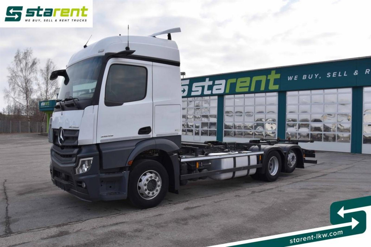 Mercedes Benz Actros 2645L Retarder Mirror Cam NAVI Liftachse - Kontejnérový podvozek/ Výměnná nástavba: obrázok 1 Mercedes Benz Actros 2645L Retarder Mirror Cam NAVI Liftachse - Kontejnérový podvozek/ Výměnná nástavba: obrázok 1