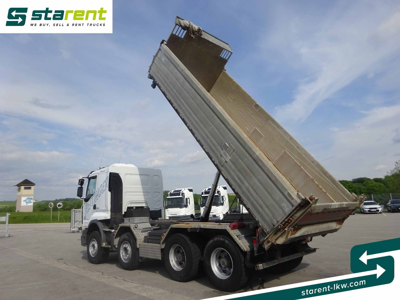 Renault Premium 450 DXi, 8x4, 3 Seitenkipper, Standklima - Sklápač: obrázok 5 Renault Premium 450 DXi, 8x4, 3 Seitenkipper, Standklima - Sklápač: obrázok 5