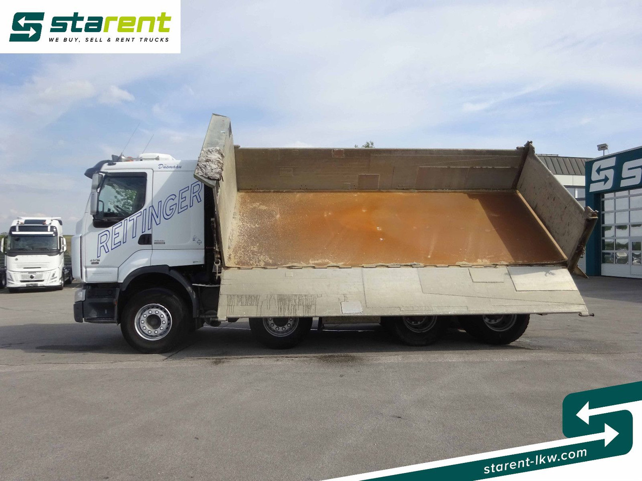 Renault Premium 450 DXi, 8x4, 3 Seitenkipper, Standklima - Sklápač: obrázok 2 Renault Premium 450 DXi, 8x4, 3 Seitenkipper, Standklima - Sklápač: obrázok 2