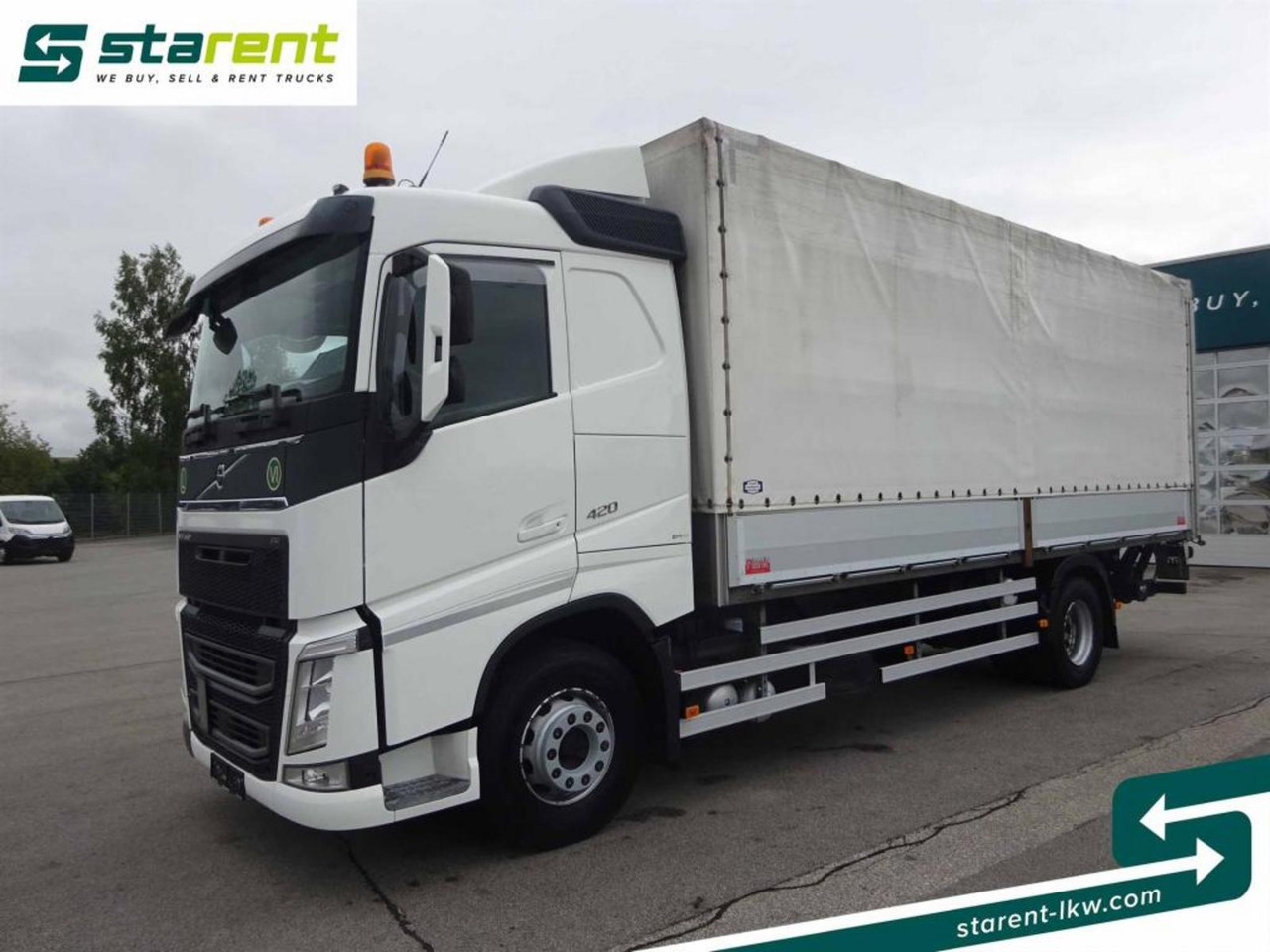 Volvo FH 420 Planenaufbau LBW 2000Kg Kamera Bett - Plachtové nákladné vozidlo: obrázok 1 Volvo FH 420 Planenaufbau LBW 2000Kg Kamera Bett - Plachtové nákladné vozidlo: obrázok 1