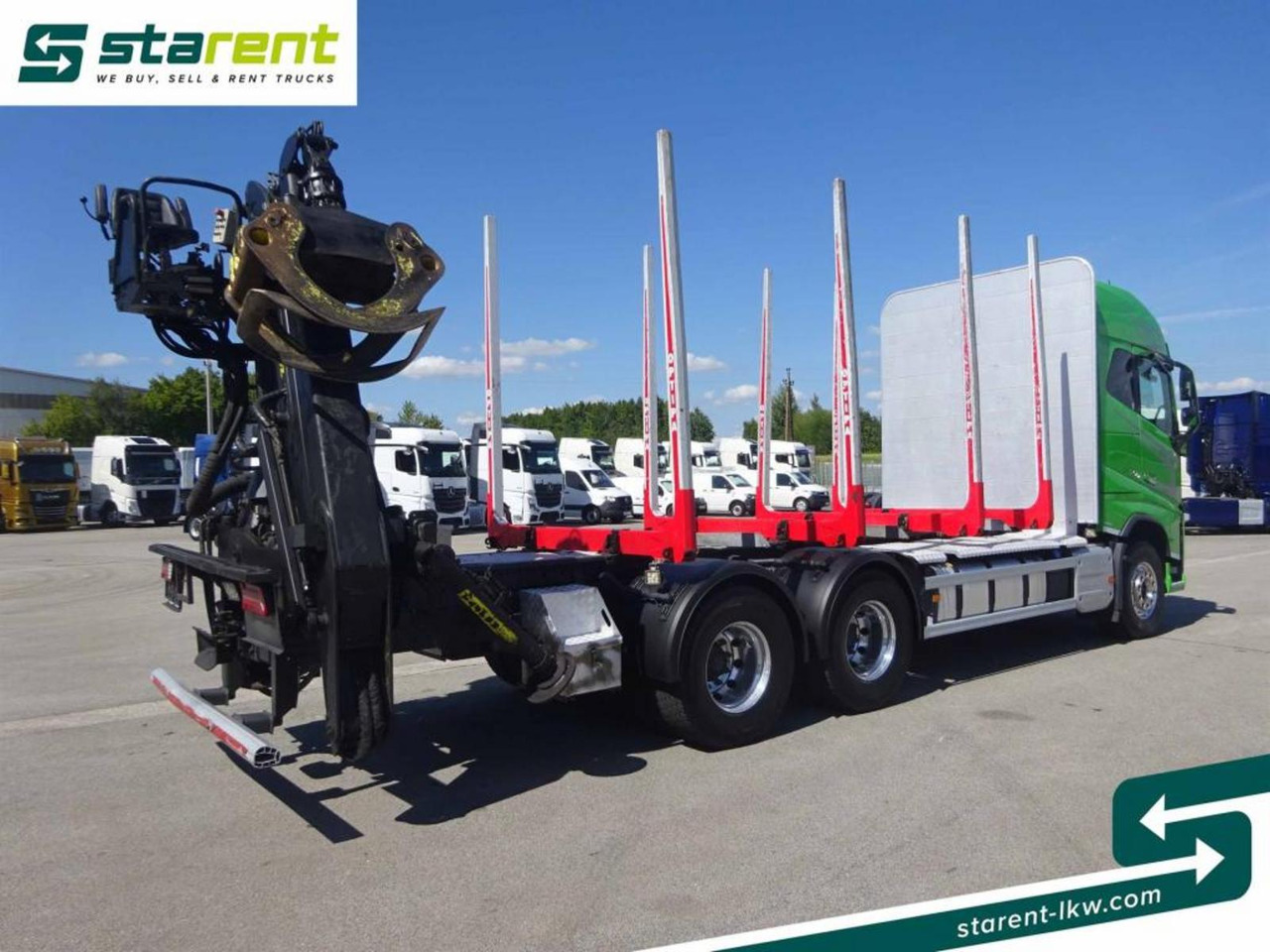 Volvo FH16 750 6x4 Holzaufbau mit Kran (Tajfun LIV120Z) - Nákladné vozidlo na prepravu dreva: obrázok 5 Volvo FH16 750 6x4 Holzaufbau mit Kran (Tajfun LIV120Z) - Nákladné vozidlo na prepravu dreva: obrázok 5