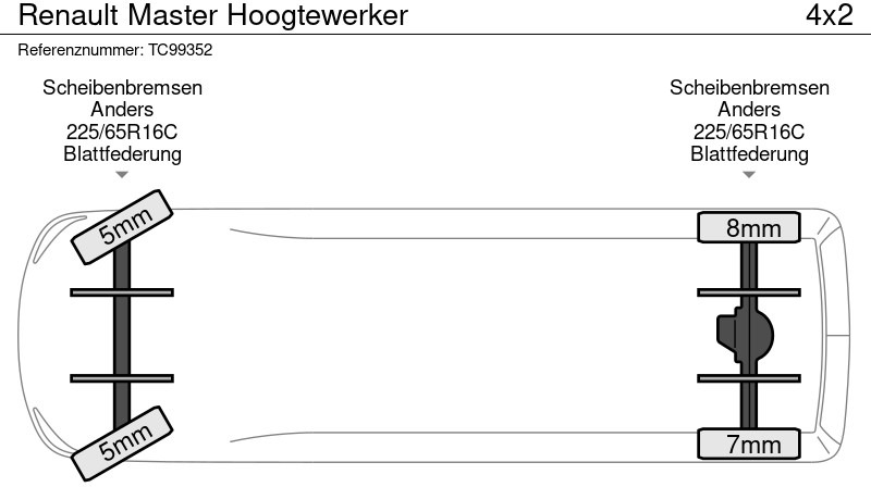 Renault Master Hoogtewerker - Dodávka: obrázok 4 Renault Master Hoogtewerker - Dodávka: obrázok 4