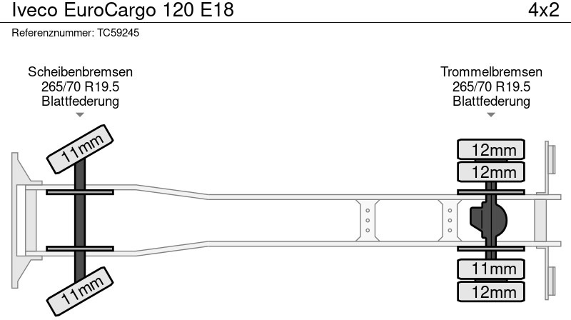 Iveco EuroCargo 120 E18 - Podvozek s kabinou: obrázok 4 Iveco EuroCargo 120 E18 - Podvozek s kabinou: obrázok 4