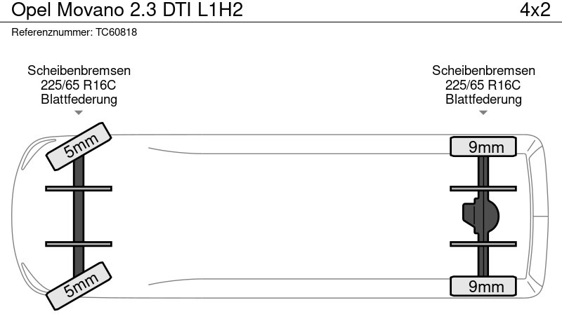 Opel Movano 2.3 DTI L1H2 - Malá dodávka: obrázok 5 Opel Movano 2.3 DTI L1H2 - Malá dodávka: obrázok 5