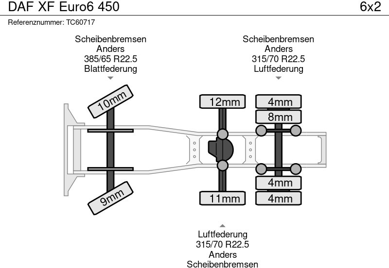 Ťahač DAF XF Euro6 450: obrázok 8