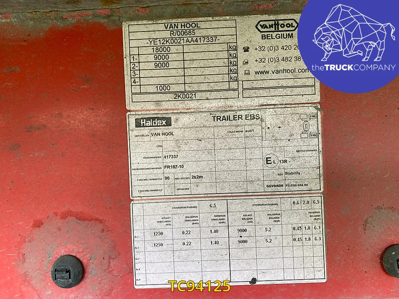 Van Hool - Príves chladírenské: obrázok 4 Van Hool - Príves chladírenské: obrázok 4