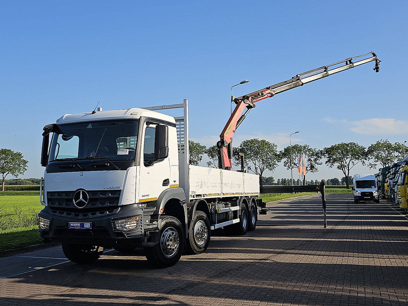 Mercedes-Benz AROCS 3240 PalfingerPK 23001-EH - Valníkový/ Plošinový nákladný automobil, Auto s hydraulickou rukou: obrázok 2 Mercedes-Benz AROCS 3240 PalfingerPK 23001-EH - Valníkový/ Plošinový nákladný automobil, Auto s hydraulickou rukou: obrázok 2