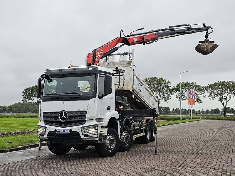 Mercedes-Benz AROCS 3243 FASSI F175A023 - Sklápač, Auto s hydraulickou rukou: obrázok 2 Mercedes-Benz AROCS 3243 FASSI F175A023 - Sklápač, Auto s hydraulickou rukou: obrázok 2