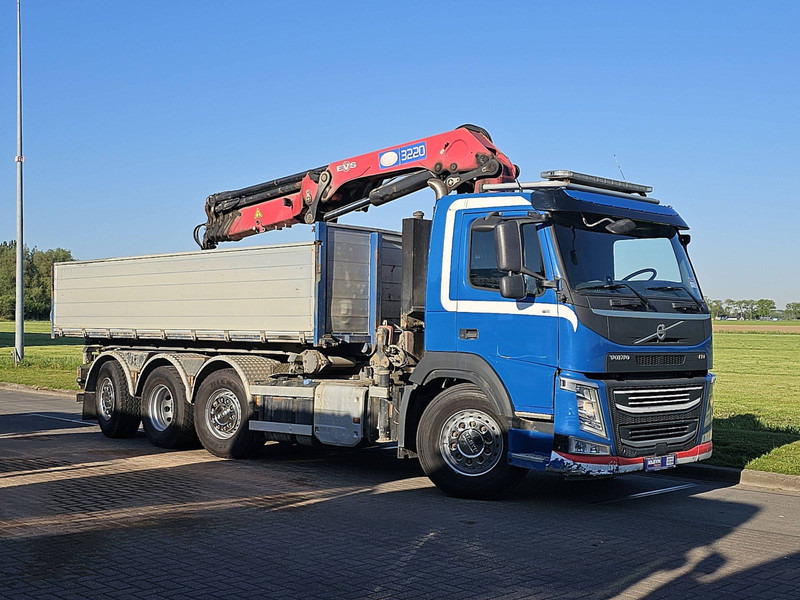 Valníkový/ Plošinový nákladný automobil, Auto s hydraulickou rukou Volvo FM 460 8X2 HMF 3220 K5: obrázok 5