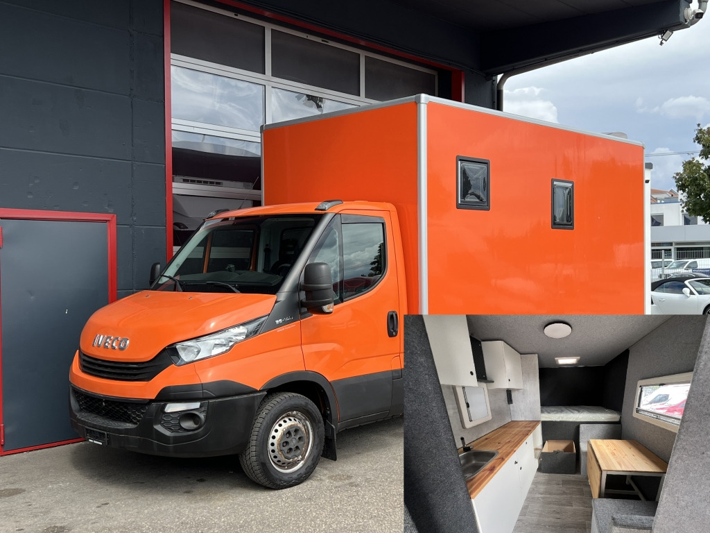 Iveco Daily 35S14 Klima Orig.127'km Küche Doppelbett - Karavan: obrázok 1 Iveco Daily 35S14 Klima Orig.127'km Küche Doppelbett - Karavan: obrázok 1