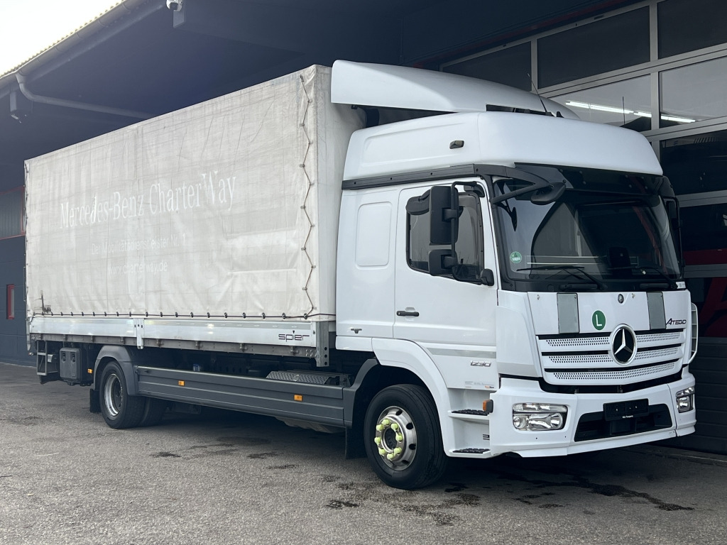 Mercedes-Benz Atego 1230 Klima ACC Schlafkabine 7,2m P+P LBW - Plachtové nákladné vozidlo: obrázok 1 Mercedes-Benz Atego 1230 Klima ACC Schlafkabine 7,2m P+P LBW - Plachtové nákladné vozidlo: obrázok 1