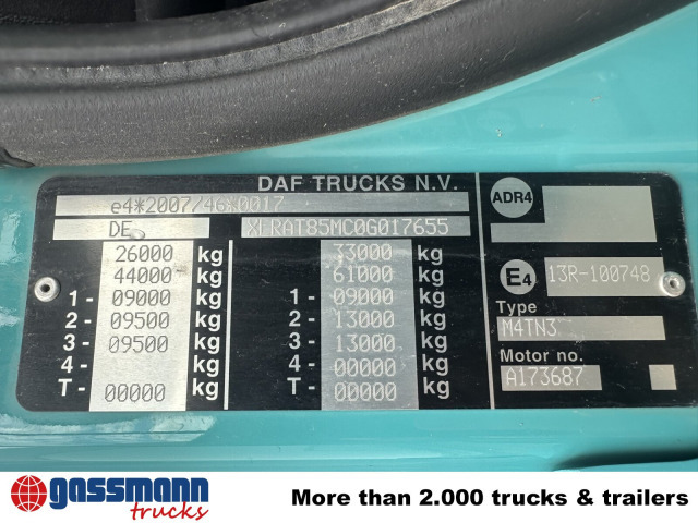 DAF CF 85.460 6x4, Bordmatik links - Sklápač: obrázok 4 DAF CF 85.460 6x4, Bordmatik links - Sklápač: obrázok 4