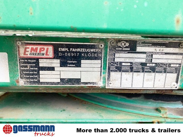 Empl TL 6,4 Spezial-Tiefladeanhänger, - Príves podvalník: obrázok 5 Empl TL 6,4 Spezial-Tiefladeanhänger, - Príves podvalník: obrázok 5