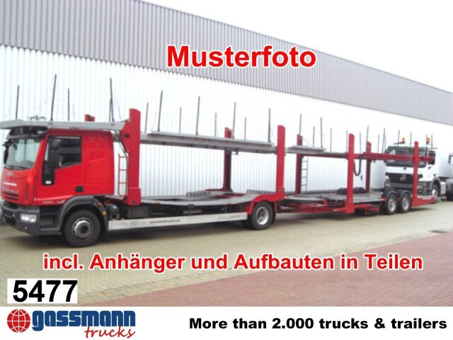 Iveco EuroCargo ML160E32 4x2 mit Teilen für Anhänger - Nákladné vozidlo na prepravu automobilov: obrázok 1 Iveco EuroCargo ML160E32 4x2 mit Teilen für Anhänger - Nákladné vozidlo na prepravu automobilov: obrázok 1
