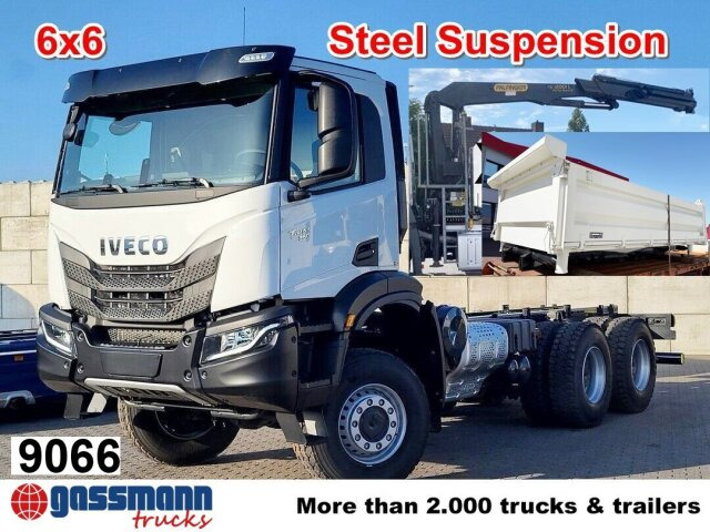 Iveco T-Way 360 6x6, Kran 12-21m/t - Sklápač, Auto s hydraulickou rukou: obrázok 1 Iveco T-Way 360 6x6, Kran 12-21m/t - Sklápač, Auto s hydraulickou rukou: obrázok 1