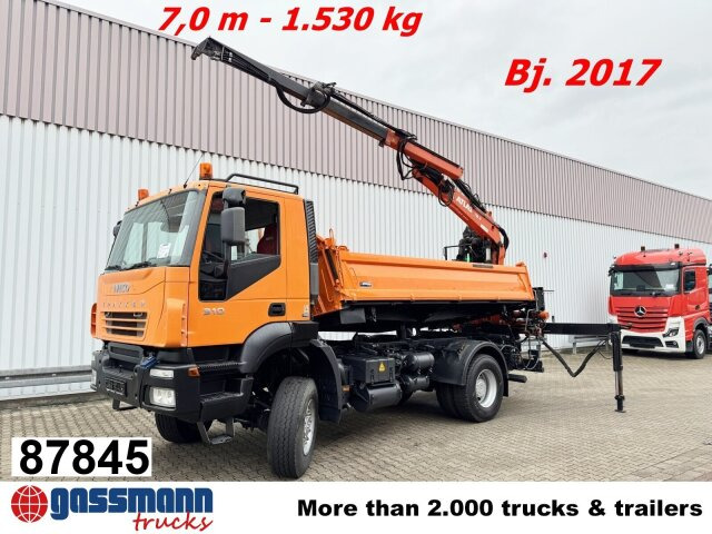 Iveco Trakker AD190T31W 4x4, absattelbarer Heckkran - Sklápač, Auto s hydraulickou rukou: obrázok 1 Iveco Trakker AD190T31W 4x4, absattelbarer Heckkran - Sklápač, Auto s hydraulickou rukou: obrázok 1