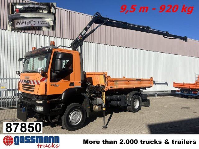 Iveco Trakker AD190T36WP 4x4, Widi-Platte, - Sklápač, Auto s hydraulickou rukou: obrázok 1 Iveco Trakker AD190T36WP 4x4, Widi-Platte, - Sklápač, Auto s hydraulickou rukou: obrázok 1