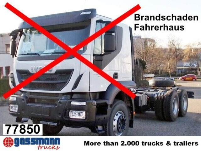 Iveco Trakker AD260T45 6x4, BRANDSCHADEN FAHRERHAUS! - Podvozek s kabinou: obrázok 1 Iveco Trakker AD260T45 6x4, BRANDSCHADEN FAHRERHAUS! - Podvozek s kabinou: obrázok 1
