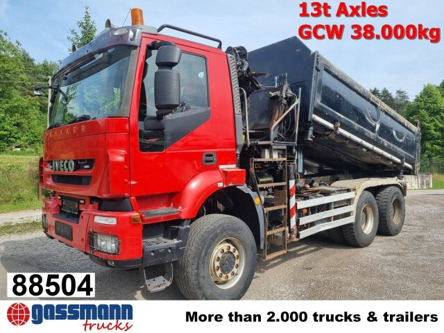 Iveco Trakker AD380T41W 6x6, Bordmatik beidseitig, - Sklápač, Auto s hydraulickou rukou: obrázok 1 Iveco Trakker AD380T41W 6x6, Bordmatik beidseitig, - Sklápač, Auto s hydraulickou rukou: obrázok 1