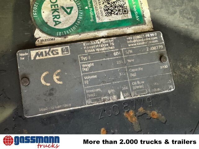 KM 604-325 - Dvojčeľusťový drapák: obrázok 5 KM 604-325 - Dvojčeľusťový drapák: obrázok 5