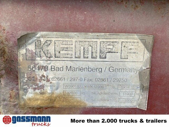 Kempf SKM 32/2 Stahlmulde ca. 24m³, Liftachse, - Náves sklápěcí: obrázok 4 Kempf SKM 32/2 Stahlmulde ca. 24m³, Liftachse, - Náves sklápěcí: obrázok 4