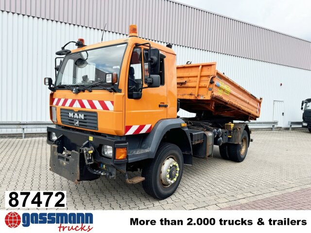 MAN LE 18.280 4X4 BB, Winterdienstausstattung, - Sklápač, Auto s hydraulickou rukou: obrázok 1 MAN LE 18.280 4X4 BB, Winterdienstausstattung, - Sklápač, Auto s hydraulickou rukou: obrázok 1