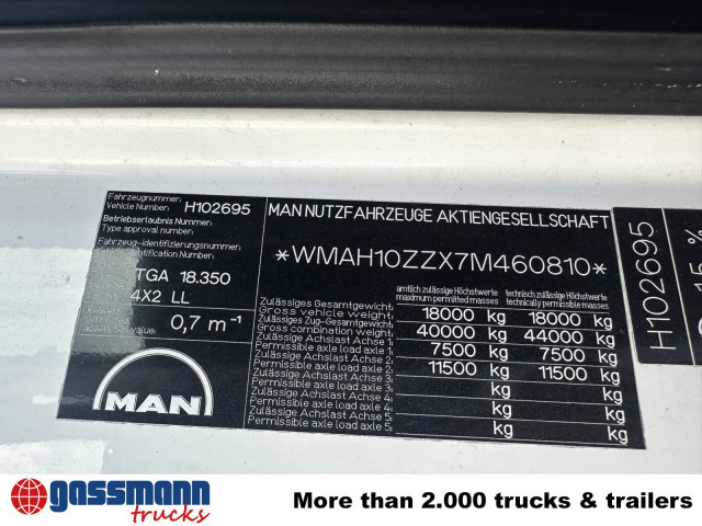 MAN TGA 18.350 4x2 LL, Fahrschulausstattung - Skříňový nákladní auto: obrázok 2 MAN TGA 18.350 4x2 LL, Fahrschulausstattung - Skříňový nákladní auto: obrázok 2