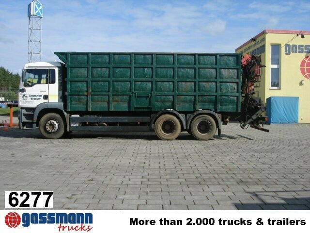MAN TGA 26.413 BB 6x4 Kran Heckkran Jonsered 1020 - Nákladné vozidlo na prepravu dreva, Auto s hydraulickou rukou: obrázok 1 MAN TGA 26.413 BB 6x4 Kran Heckkran Jonsered 1020 - Nákladné vozidlo na prepravu dreva, Auto s hydraulickou rukou: obrázok 1