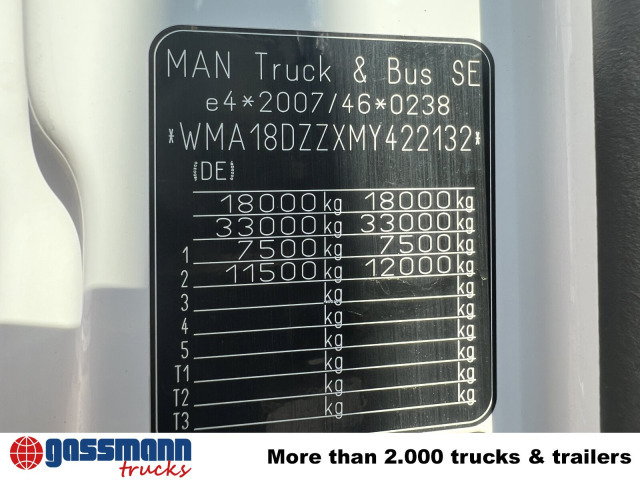 MAN TGM 18.320 4x2 BL, Hiab Tele-Absetzanlage, Funk - Ramenový nosič kontajnerov: obrázok 3 MAN TGM 18.320 4x2 BL, Hiab Tele-Absetzanlage, Funk - Ramenový nosič kontajnerov: obrázok 3