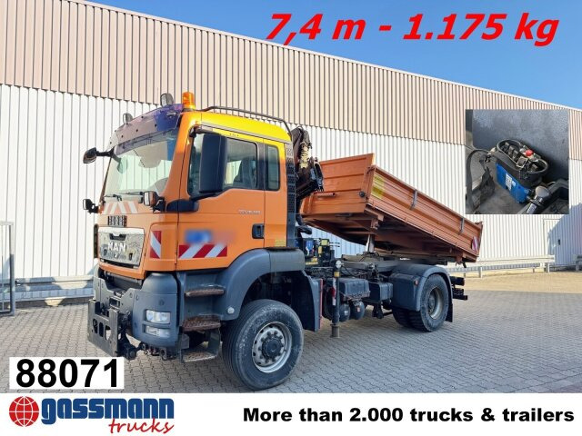MAN TGS 18.320 4x4 BL, Wechselsystem, - Sklápač, Auto s hydraulickou rukou: obrázok 1 MAN TGS 18.320 4x4 BL, Wechselsystem, - Sklápač, Auto s hydraulickou rukou: obrázok 1