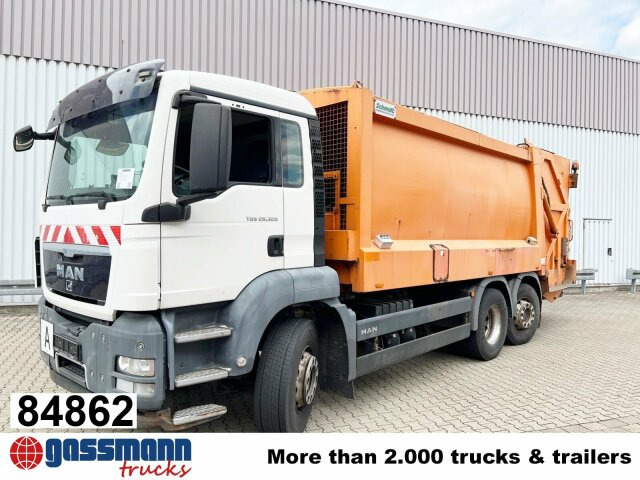 MAN TGS 26.320/400 6x2-4 BL, Lift-/Lenkachse, Heil - Auto na odvoz odpadu: obrázok 1 MAN TGS 26.320/400 6x2-4 BL, Lift-/Lenkachse, Heil - Auto na odvoz odpadu: obrázok 1