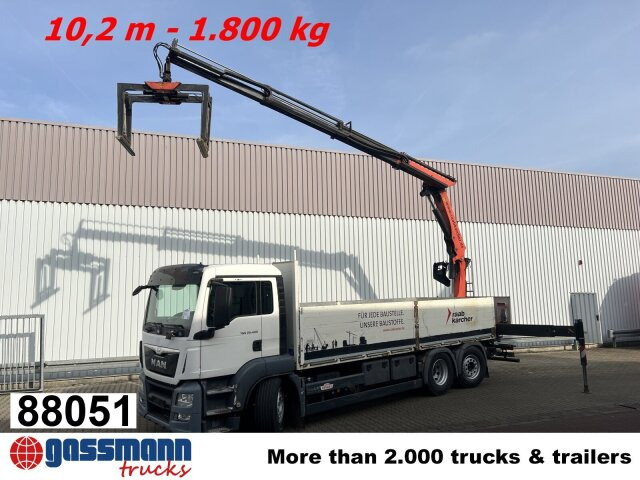 MAN TGS 26.400 6x2-4 LL, Navi, Lenk-/Liftachse, - Valníkový/ Plošinový nákladný automobil, Auto s hydraulickou rukou: obrázok 1 MAN TGS 26.400 6x2-4 LL, Navi, Lenk-/Liftachse, - Valníkový/ Plošinový nákladný automobil, Auto s hydraulickou rukou: obrázok 1
