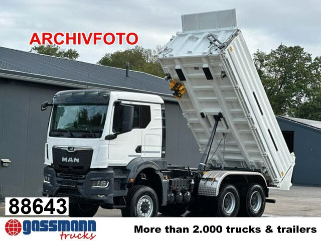 MAN TGS 26.470 6x6 BB, Hohe Bauart, Navi, - Sklápač: obrázok 1 MAN TGS 26.470 6x6 BB, Hohe Bauart, Navi, - Sklápač: obrázok 1