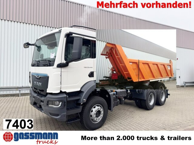 MAN TGS 33.440 BB 6x4, Stahlmulde 12-16m³ - Damper: obrázok 1 MAN TGS 33.440 BB 6x4, Stahlmulde 12-16m³ - Damper: obrázok 1
