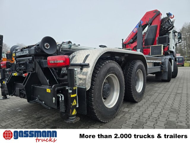 MAN TGS 35.480 8X4 BL, Intarder, Kran HMF 3220-K6, - Hákový nosič kontajnerov, Auto s hydraulickou rukou: obrázok 3 MAN TGS 35.480 8X4 BL, Intarder, Kran HMF 3220-K6, - Hákový nosič kontajnerov, Auto s hydraulickou rukou: obrázok 3