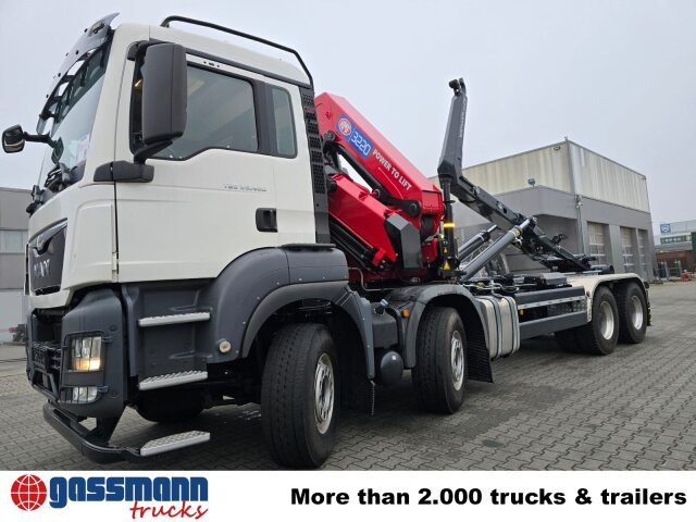 MAN TGS 35.480 8X4 BL, Intarder, Kran HMF 3220-K6, - Hákový nosič kontajnerov, Auto s hydraulickou rukou: obrázok 2 MAN TGS 35.480 8X4 BL, Intarder, Kran HMF 3220-K6, - Hákový nosič kontajnerov, Auto s hydraulickou rukou: obrázok 2