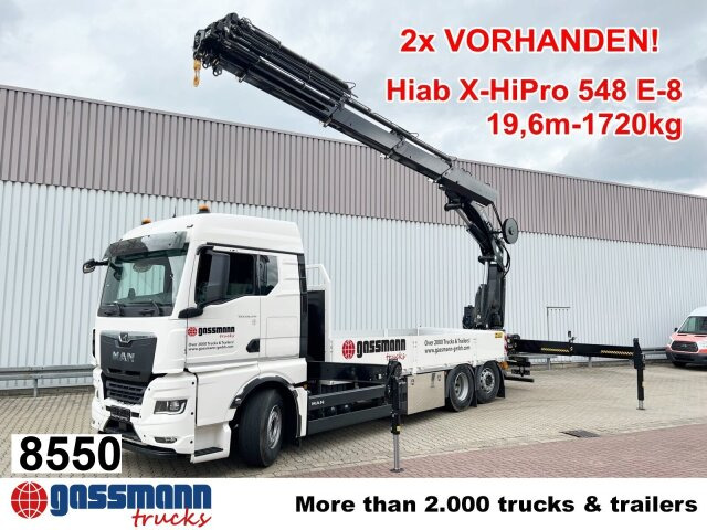 MAN TGX 26.510 6x2-4 LL, Kran Hiab X-HiPro 548 E-8, - Valníkový/ Plošinový nákladný automobil, Auto s hydraulickou rukou: obrázok 1 MAN TGX 26.510 6x2-4 LL, Kran Hiab X-HiPro 548 E-8, - Valníkový/ Plošinový nákladný automobil, Auto s hydraulickou rukou: obrázok 1